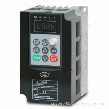 Frequency inverter, CD1000 Single-phase 0.75 to 3.7kW, 50/60Hz + 5% Input Frequency Range